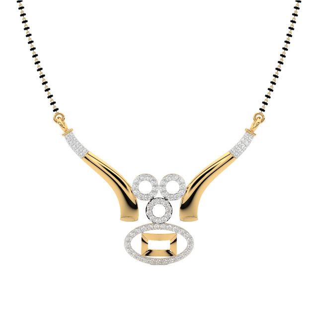 Gold Mangalsutra Design For D-Day